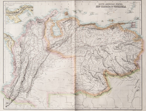 South American States
New Granada & Venezuela 1860